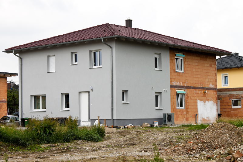 Neues Haus im Bau